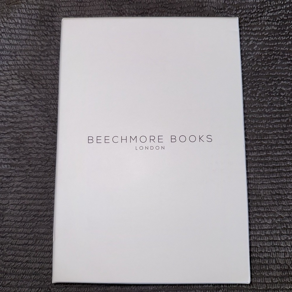 Beechmore Books London Brown Premium Leather Ruled Notebook Journal New
